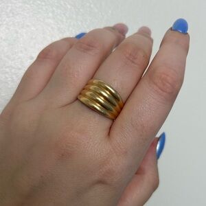 💛 Gorgeous 14K Yellow Gold Art Deco Ring 💛